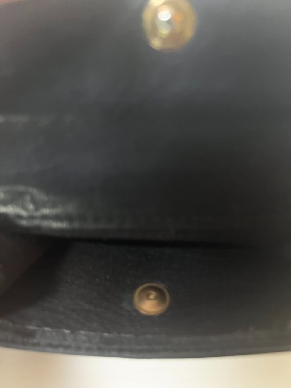 Salvatore Ferragamo Black Leather Gancini Clasp Trifold Wallet - Picture 11 of 11